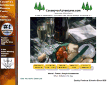 Tablet Screenshot of casanovasadventures.com